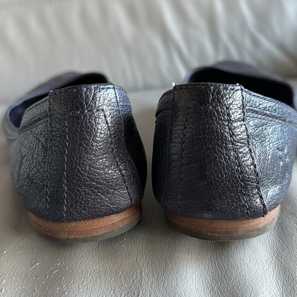 Frye Blue leather Ballet Flats Shoes size 7 - Picture 4 of 6
